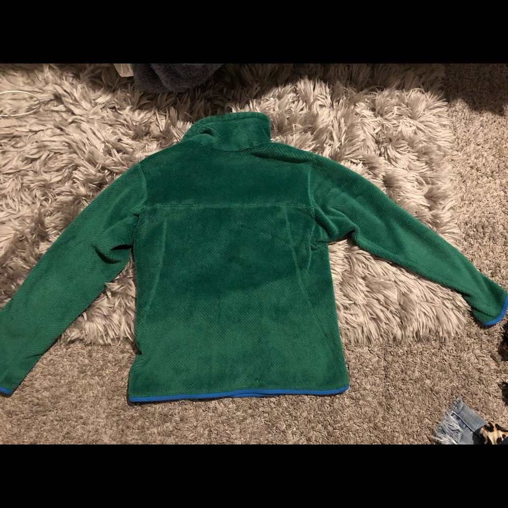 Patagonia womens small green and blue pullover - Picture 2 of 4